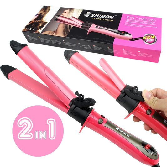 Plancha De Cabello 2 En 1 Shinon