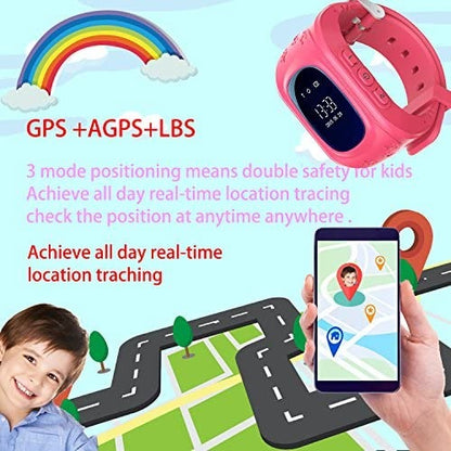 Smart Watch Tracker Locator Kids GPS Anti-lost Ref Q50 + Free Shipping