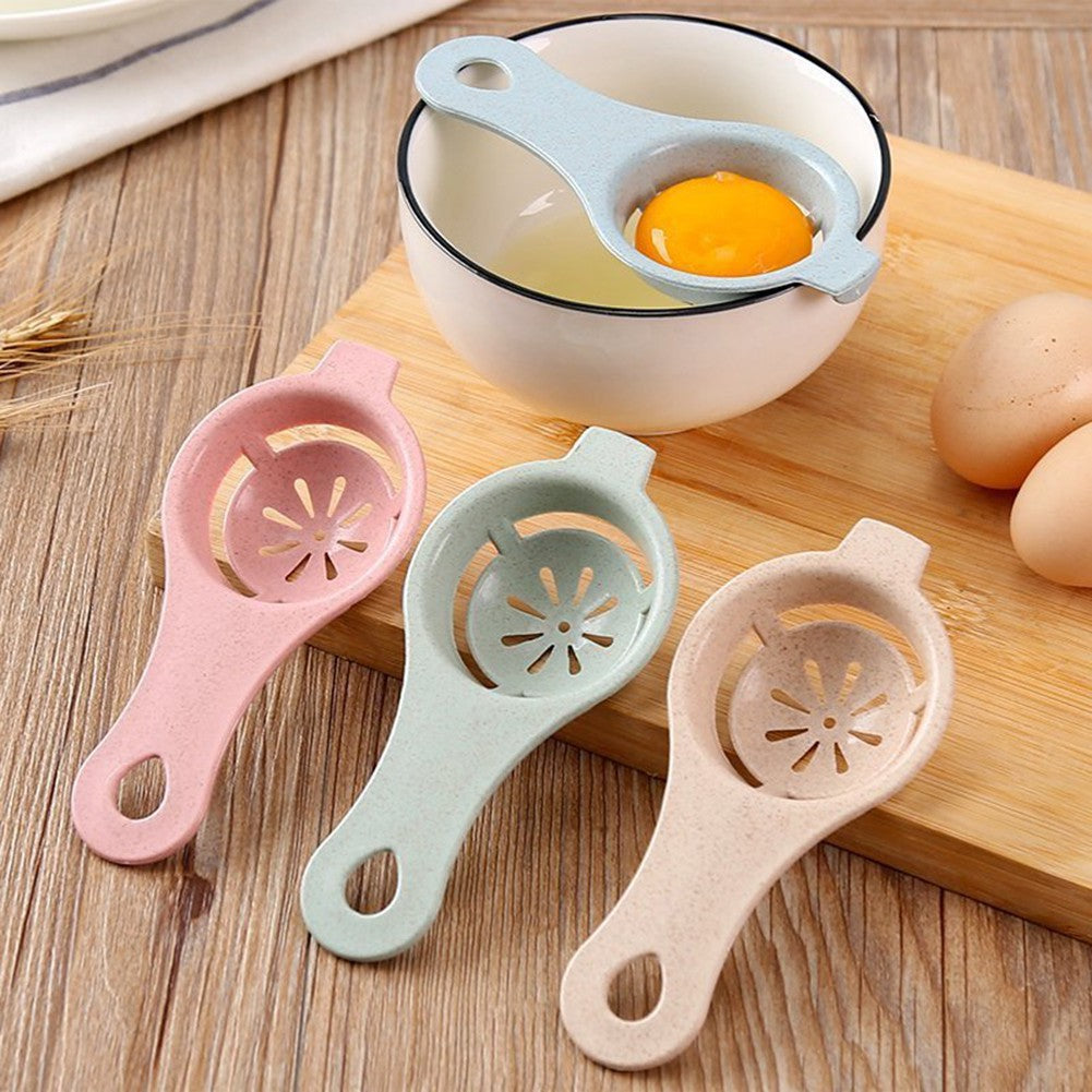 Egg Yolk Separator Plastic Spoon