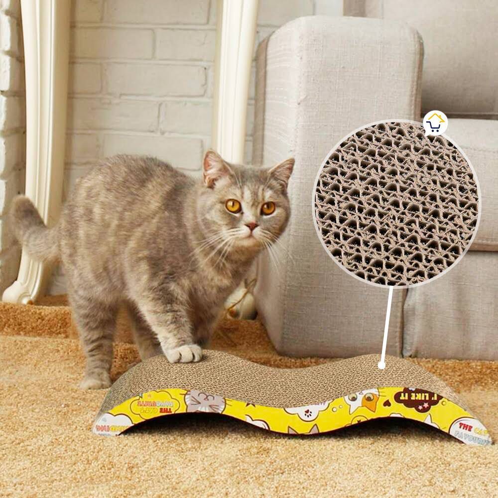 Corrugated Cardboard Cat Scratcher 45x25cm 