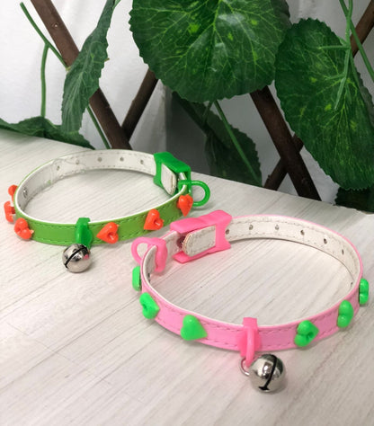 Heart Motif Pet Collar