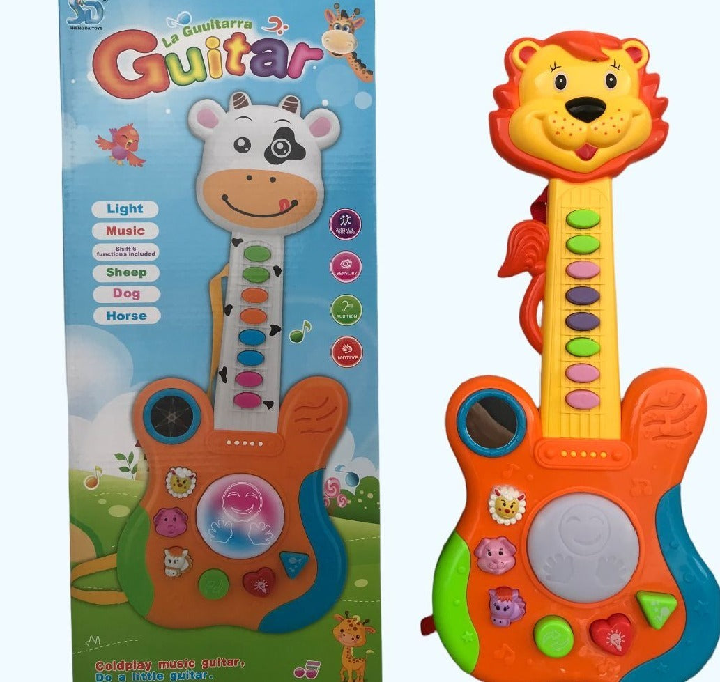 Musical Lion Guitar Toy Light Sound Animals