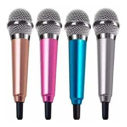 Mini Karaoke Microphone for Cell Phone Pc 3.5mm Input