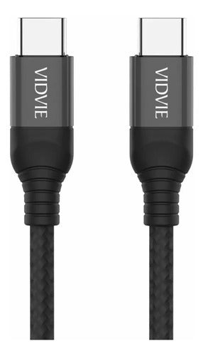 Vidvie Smart Type C to Type C Charging Cable for Cell Phone