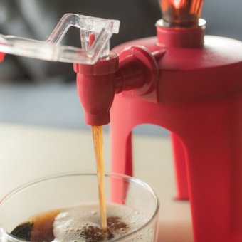 Beverage Dispenser with Key Holder 