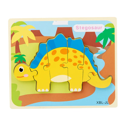 3D Wooden Dinosaur Puzzle 