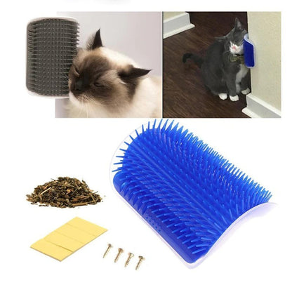 Corner Scratching Brush for Cats + Catnip