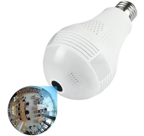 360 degree bulb camera