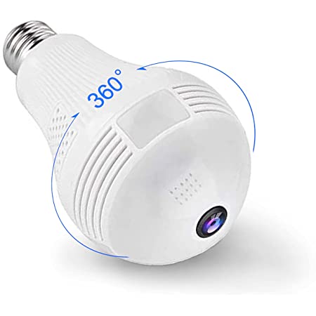 360 degree bulb camera