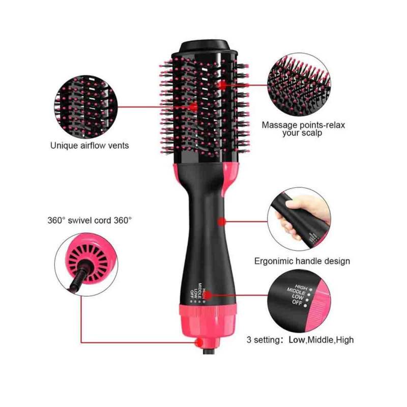 Salon One-step Hair Dry Volumizing Dryer Brush + Free Shipping 