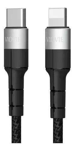 Vidvie 1.2m AC Type Smart Mobile Phone Charging Cable for iPhone Lightning