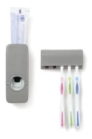 Toothpaste Dispenser Toothbrush Holder