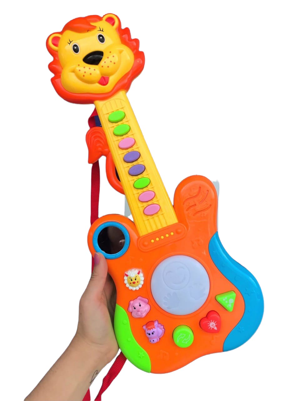 Musical Lion Guitar Toy Light Sound Animals