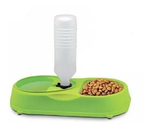 Double Pet Water Dispenser Feeder