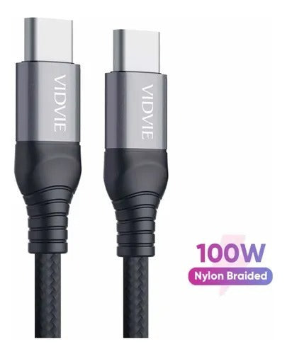 Vidvie Smart Type C to Type C Charging Cable for Cell Phone