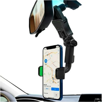 Cell Phone Holder Support Rearview Mirror Car