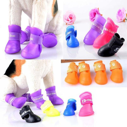 Silicone Waterproof Pet Shoes