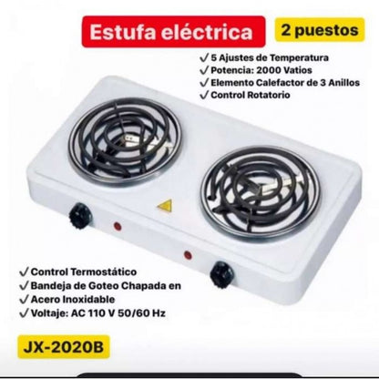 2 Burner Electric Stove + Free Shipping 