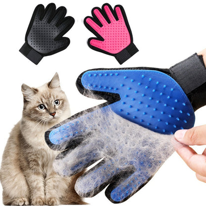 Silicone Glove Massage Hair Remover for Dogs and Cats X1