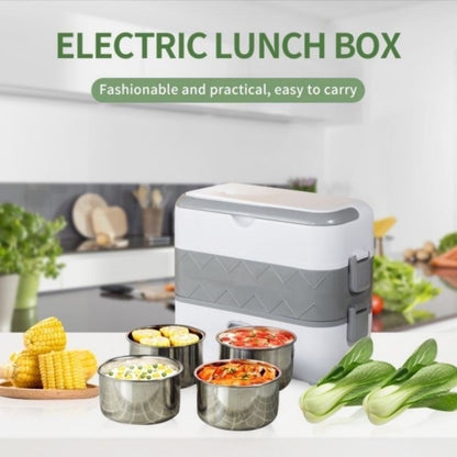 Electric Steamer Lunch Box 4 Trays High Quality Food Carrier + Free Shipping