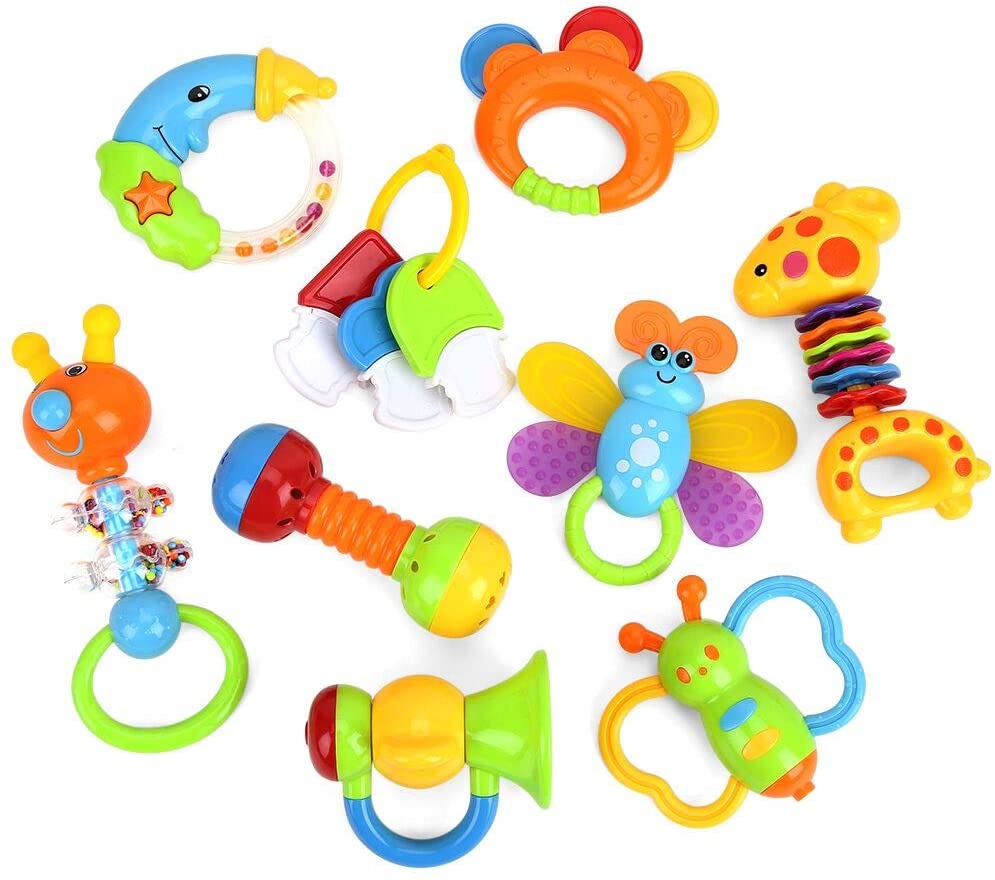 Baby Rattle Rattle Set X 10 Units