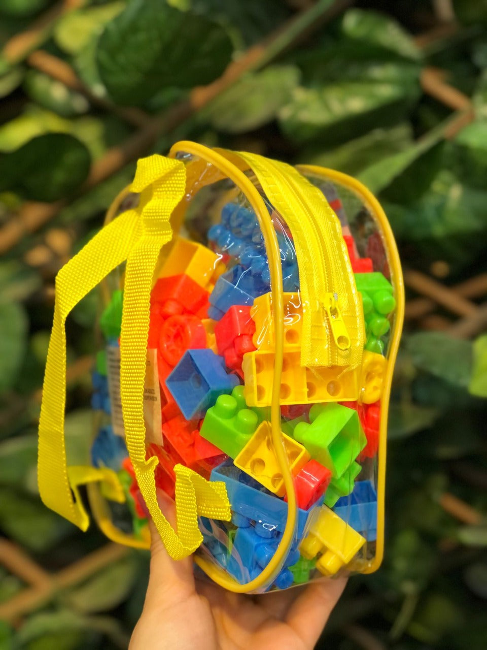 Suitcase with Lego blocks