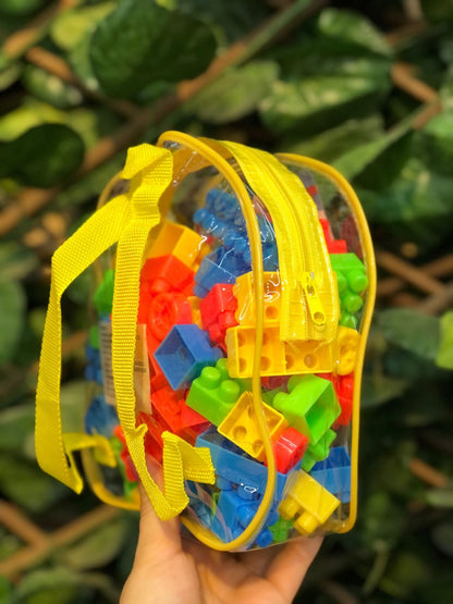 Suitcase with Lego blocks