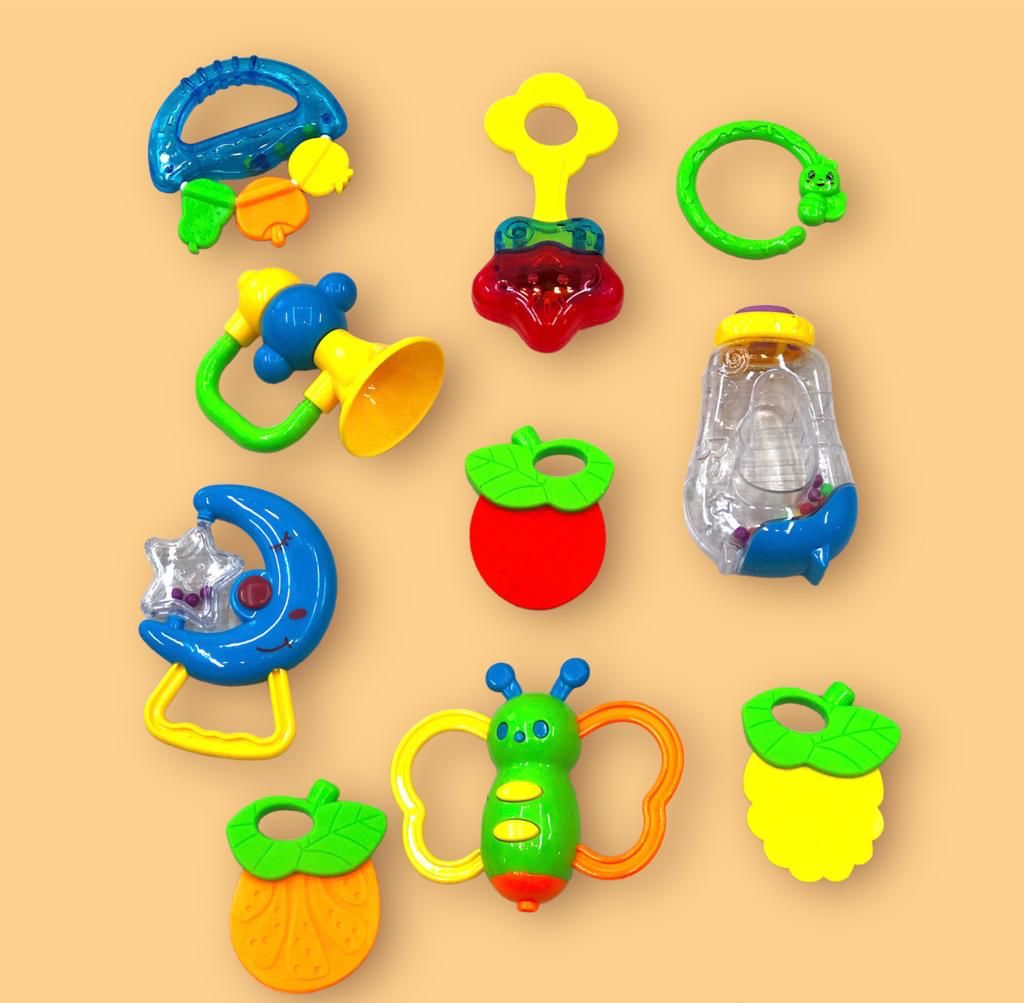 Baby Rattle Rattle Set X 10 Units