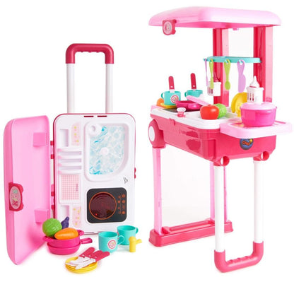 2 in 1 Portable Suitcase Kitchen Set 