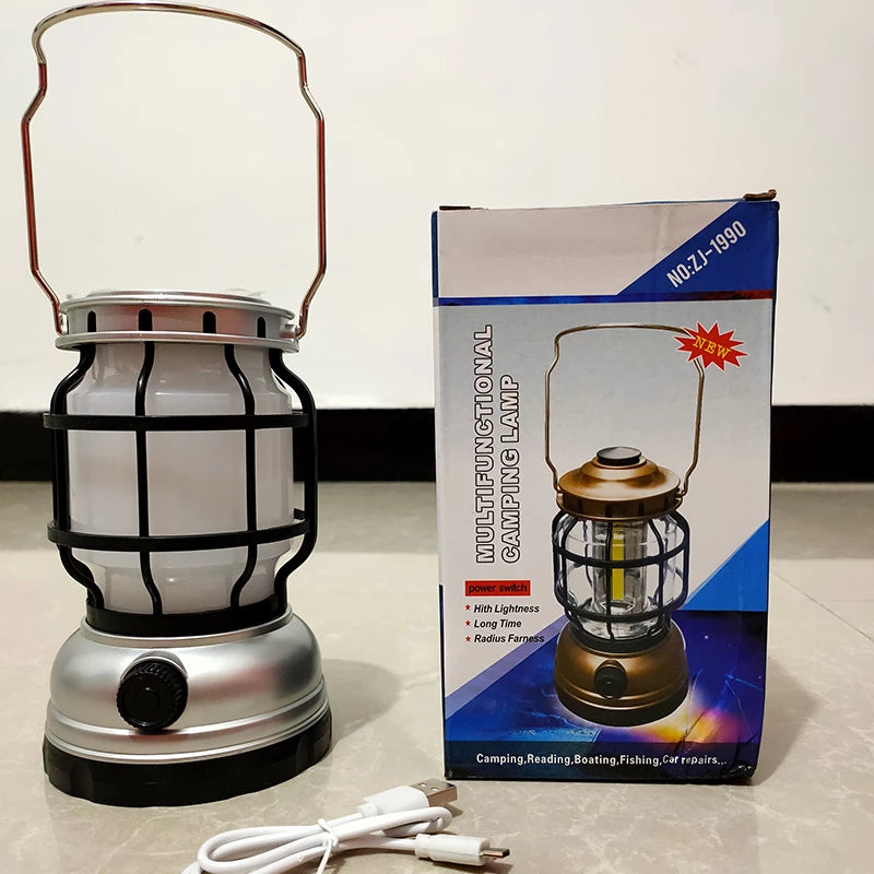 Solar Rechargeable Portable Camping Lamp