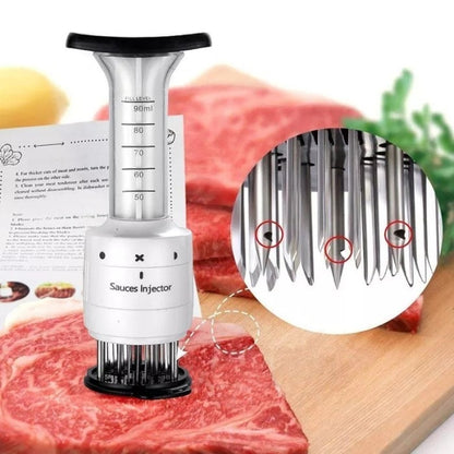 2 in 1 Meat Tenderizer and Sauce Injector 