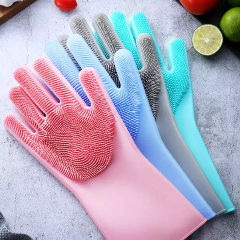 Guantes De Silicona Para Lavar Platos