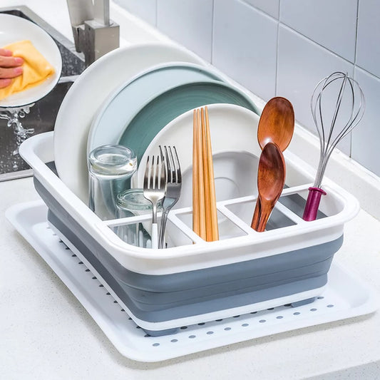 Foldable Kitchen Dish Drainer + Free Shipping 