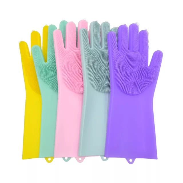 Guantes De Silicona Para Lavar Platos