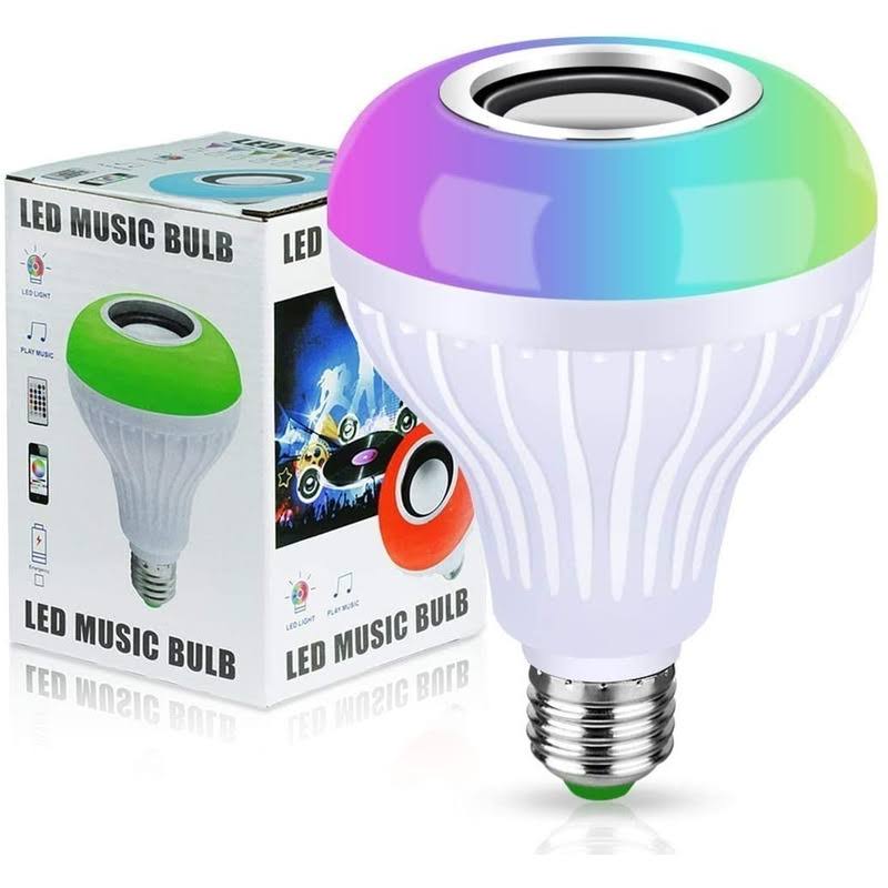 RGB Multicolor Bluetooth Speaker Bulb + Free Shipping 