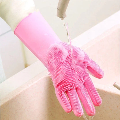 Silicone Dishwashing Gloves 