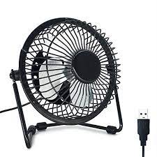 Mini metal table USB fan