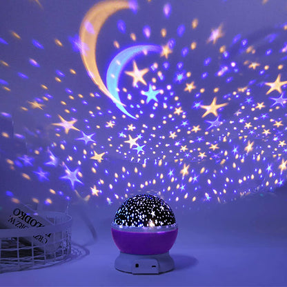 Rotating Star Projector Lamp + Free Shipping 