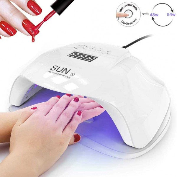 Lampara Secador De Uñas Lampara Uv Led 48w Temporizador