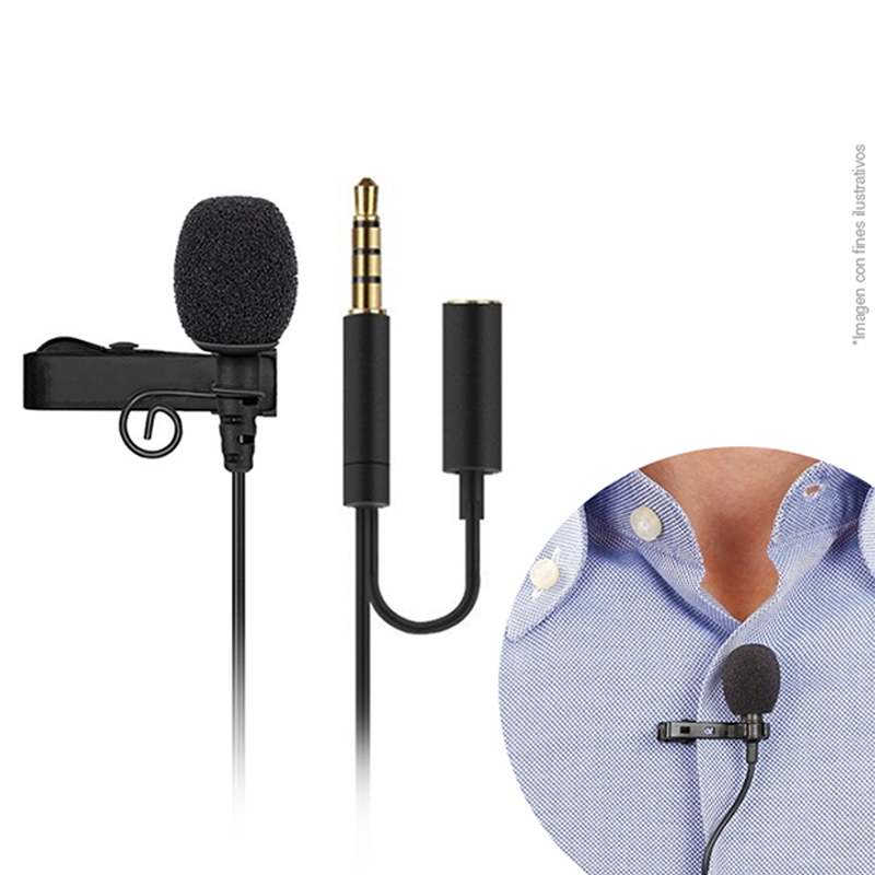 Lapel microphone for cell phone