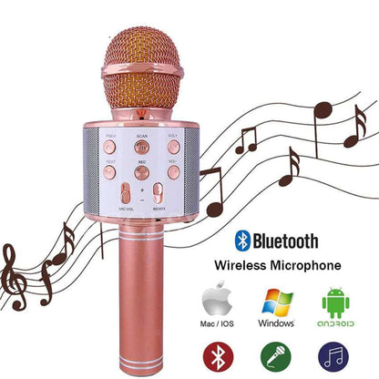 Karaoke Microphone With Bluetooth + Free Shipping 