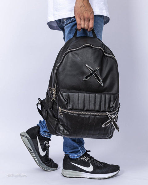 Laequis black luxe backpack