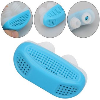 Anti-snoring nasal filter