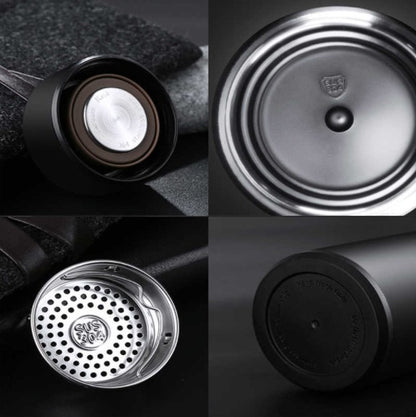 Smart Thermos In Steel With Temperature Gauge + Free Shipping