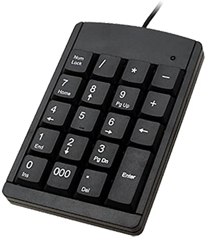 Numeric keyboard for computer 