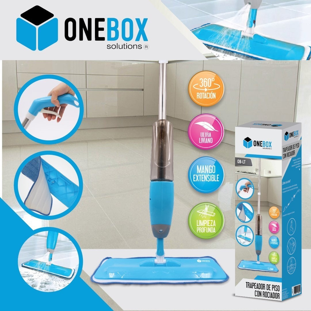 360° Fiber Mop with Spray + Free Shipping