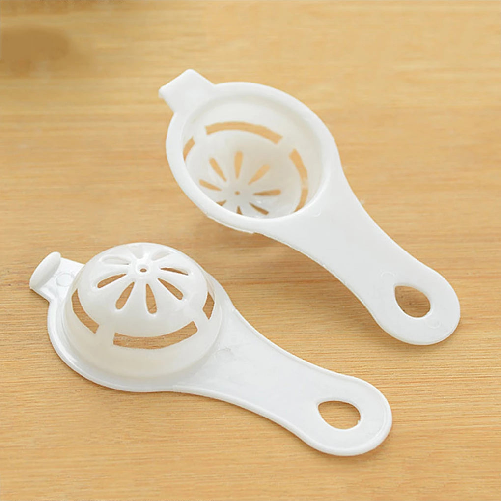 Egg Yolk Separator Plastic Spoon